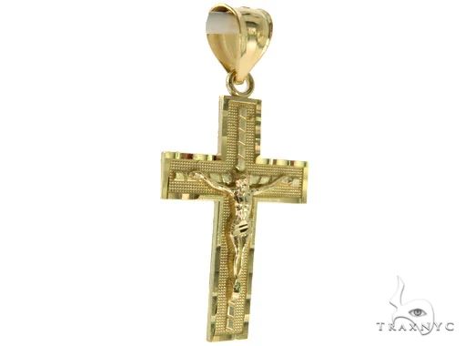 10K Gold Jesus Cross 57084
