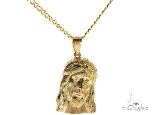 Jesus Piece 24 Inches Cuban Link Chain Set 61813