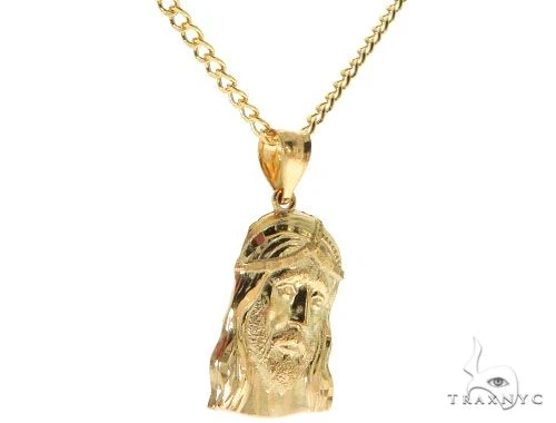Jesus Piece 24 Inches Cuban Link Chain Set 61813