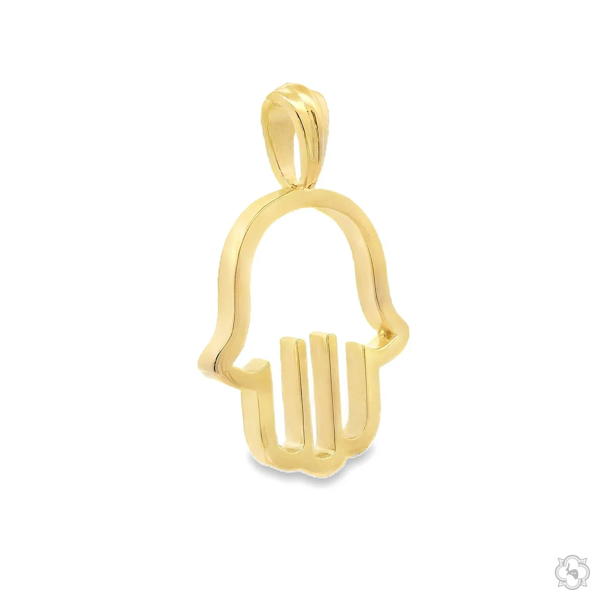 Golden Cutout Hamsa Pedant 70730