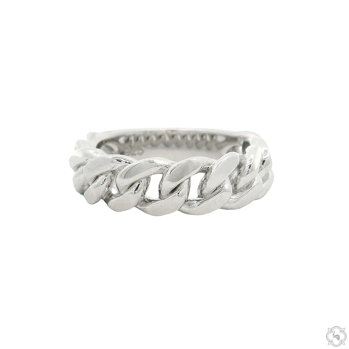.925 Silver 6mm Miami Cuban Link Ring 70693