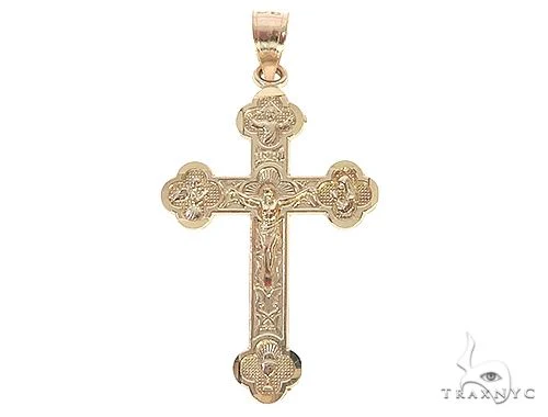 10K Gold Jesus Cross 65487
