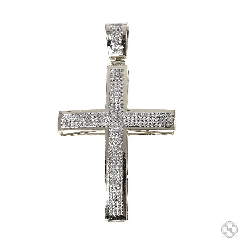 10K Gold Junior Diamond Cross 10383