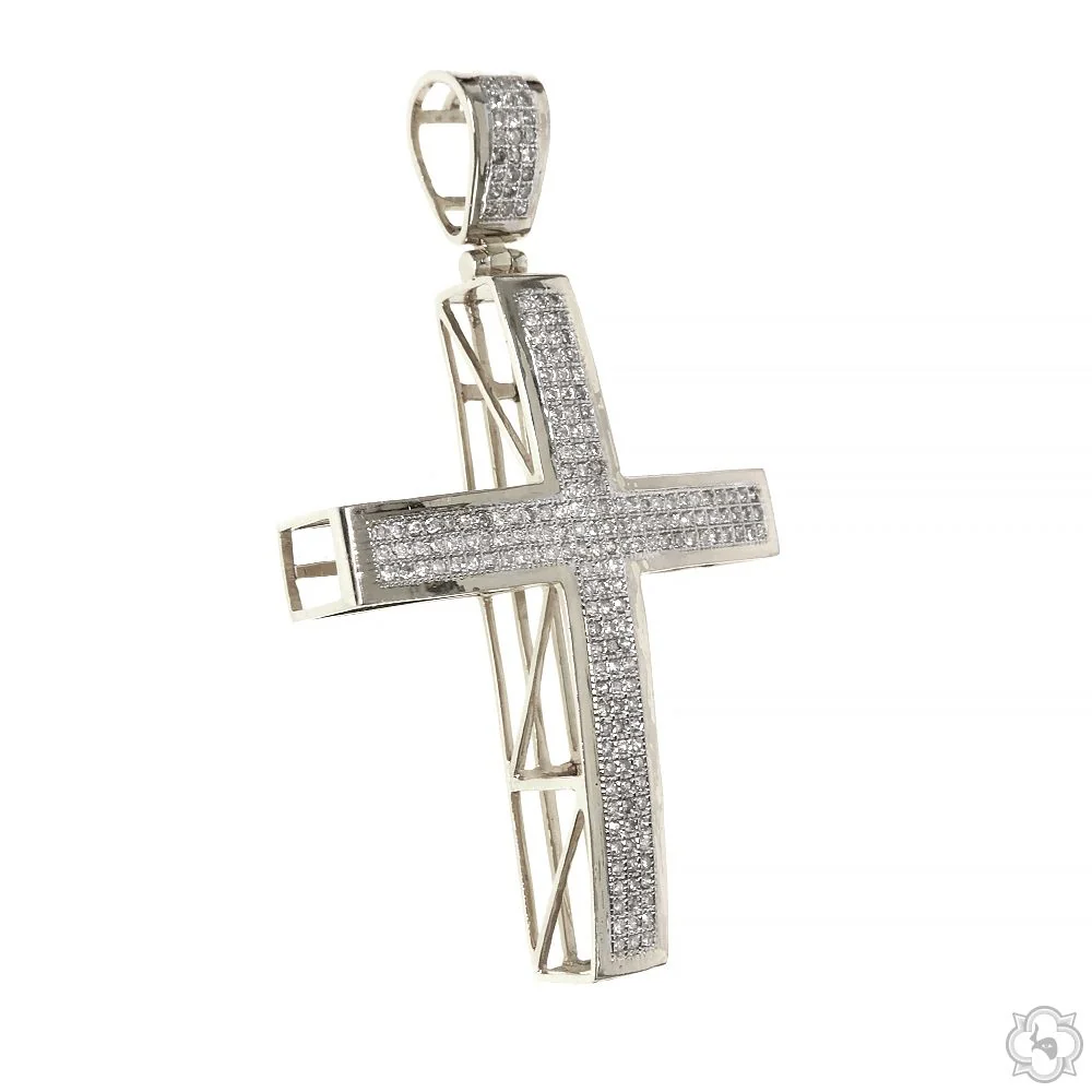 10K Gold Junior Diamond Cross 10383