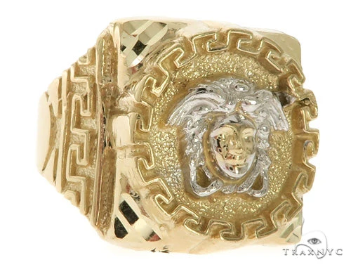 10K Gold Medusa Ring 58449
