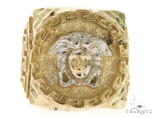 10K Gold Medusa Ring 58449
