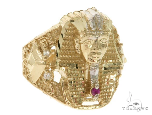10K Gold Pharaoh Ring 58448