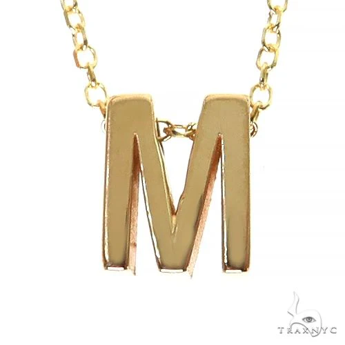 14K Gold Initial Necklace 68555