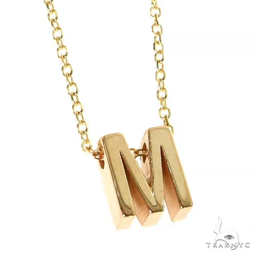14K Gold Initial Necklace 68555