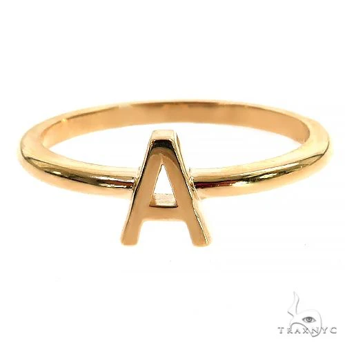 14K Gold Initial Ring 68720