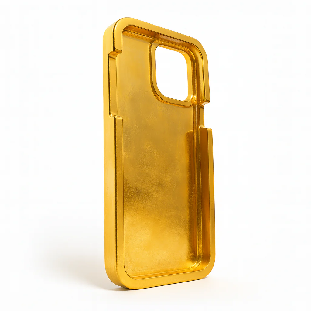 24k Gold iPhone 15 Pro Max Case 69862