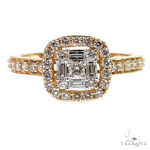 Baguette Diamond Engagement Ring 68623