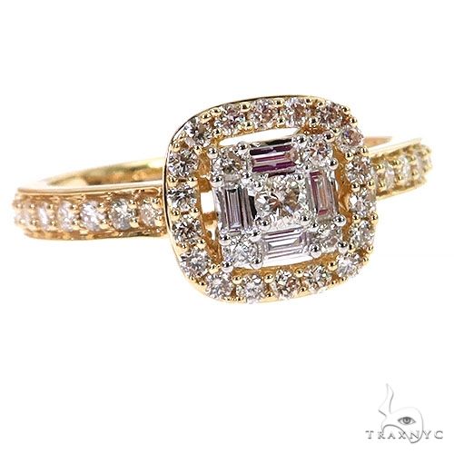 Baguette Diamond Engagement Ring 68623