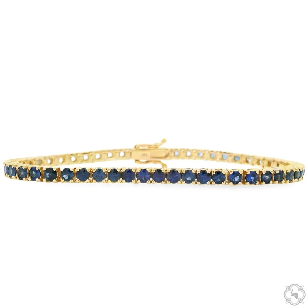 Blue Ombre Sapphire Tennis Bracelet 70797
