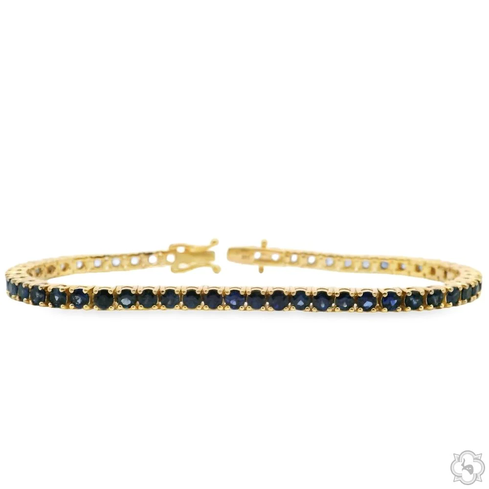 Blue Ombre Sapphire Tennis Bracelet 70797