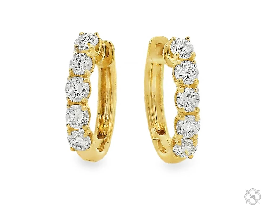 Mini Diamond Huggie Hoops 70698