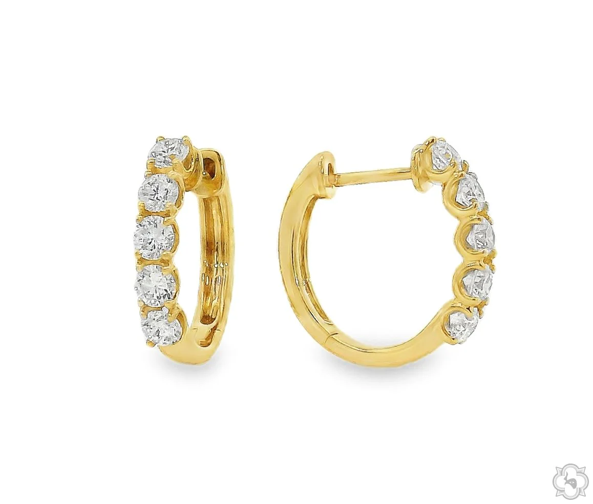 Mini Diamond Huggie Hoops 70698