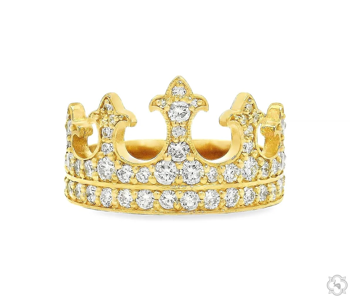 Diamond Crown Ring 70701