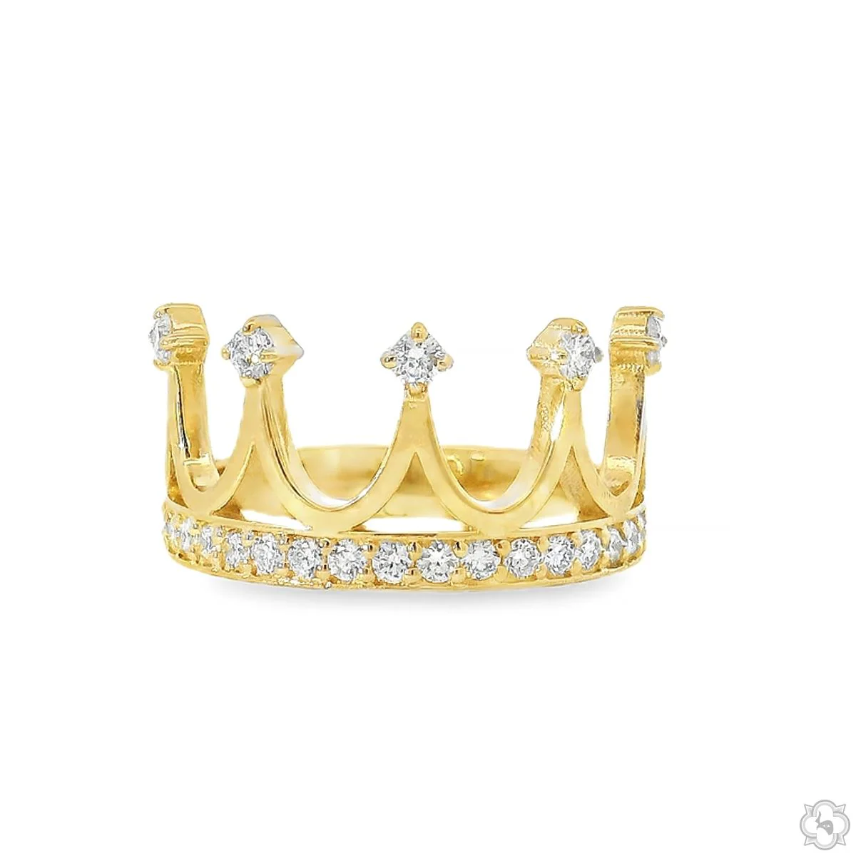 Diamond Crown Ring 70714