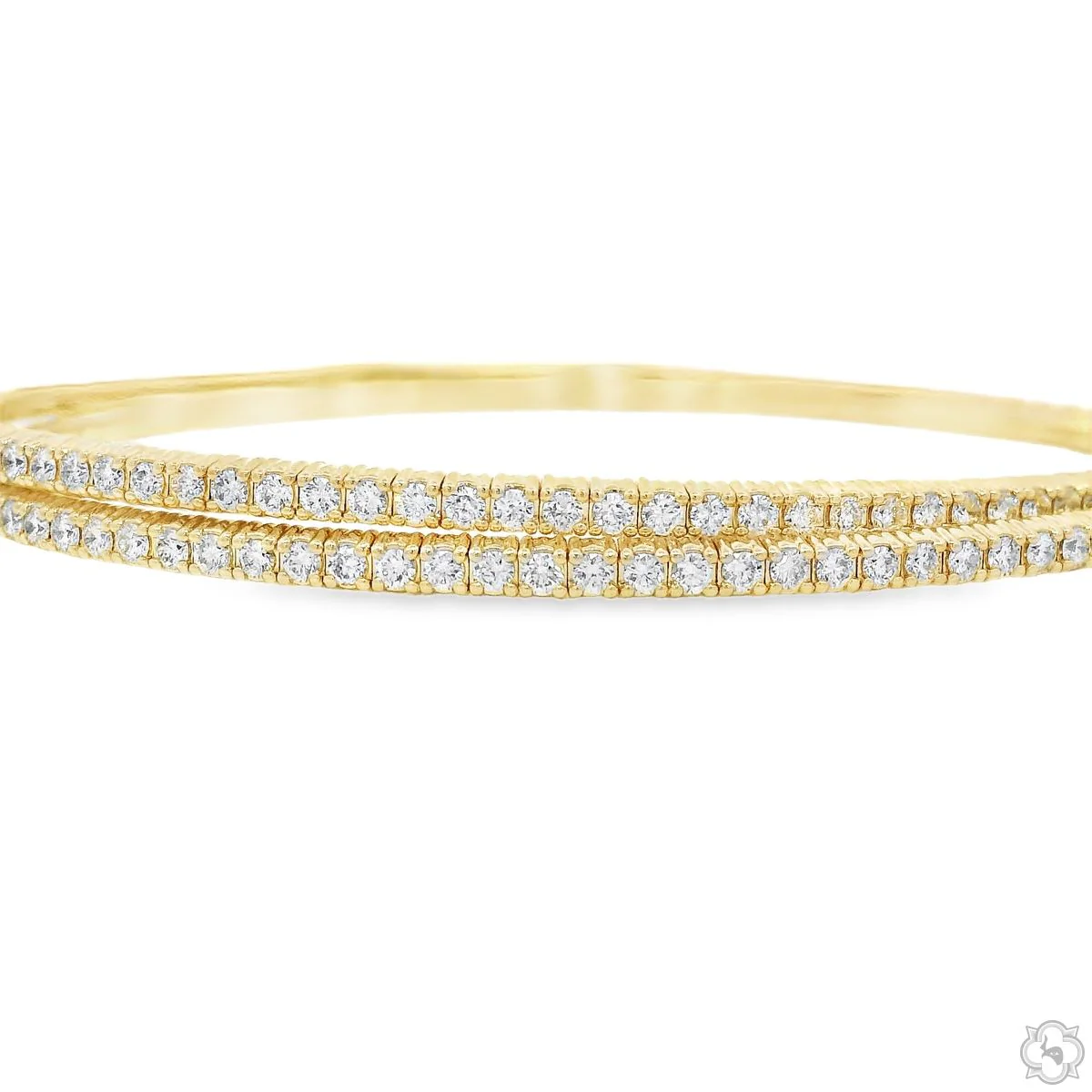 Double Row Diamond Tennis Bracelet 70706