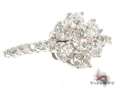 Flower Diamond Ring 17034
