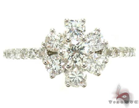 Flower Diamond Ring 17034