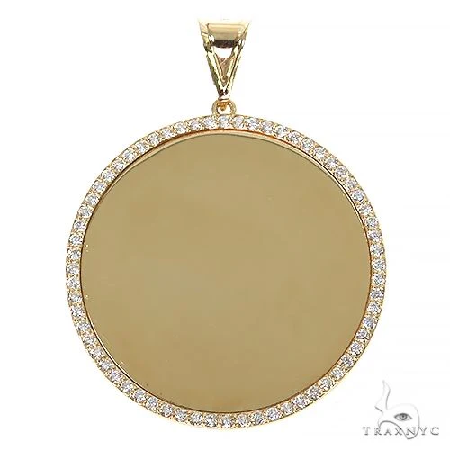 14K Yellow Gold Sweet Memories Collection Diamond Photo Pendant 67371