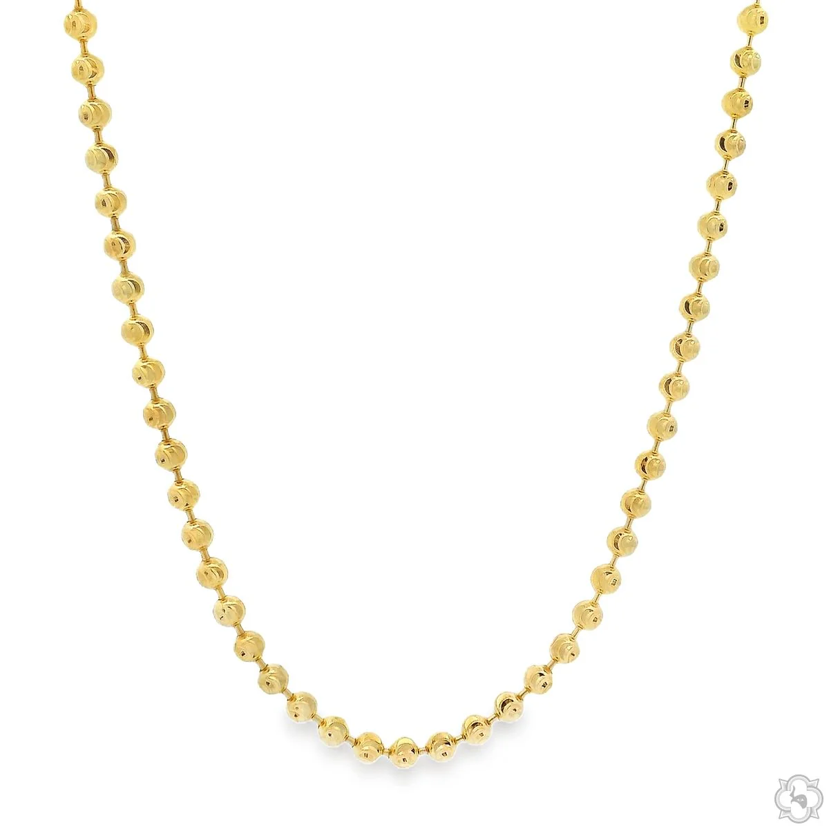14K Gold Moon Cut Chain 22 Inches 2.9mm   64608