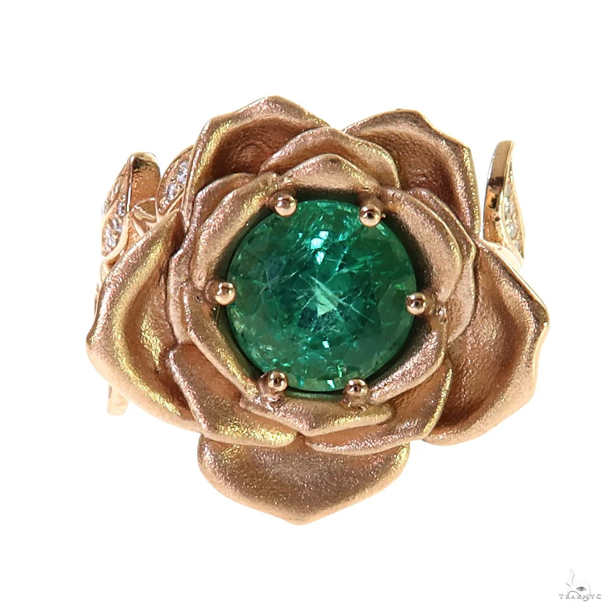 Rose Garden Emerald Ring 69765