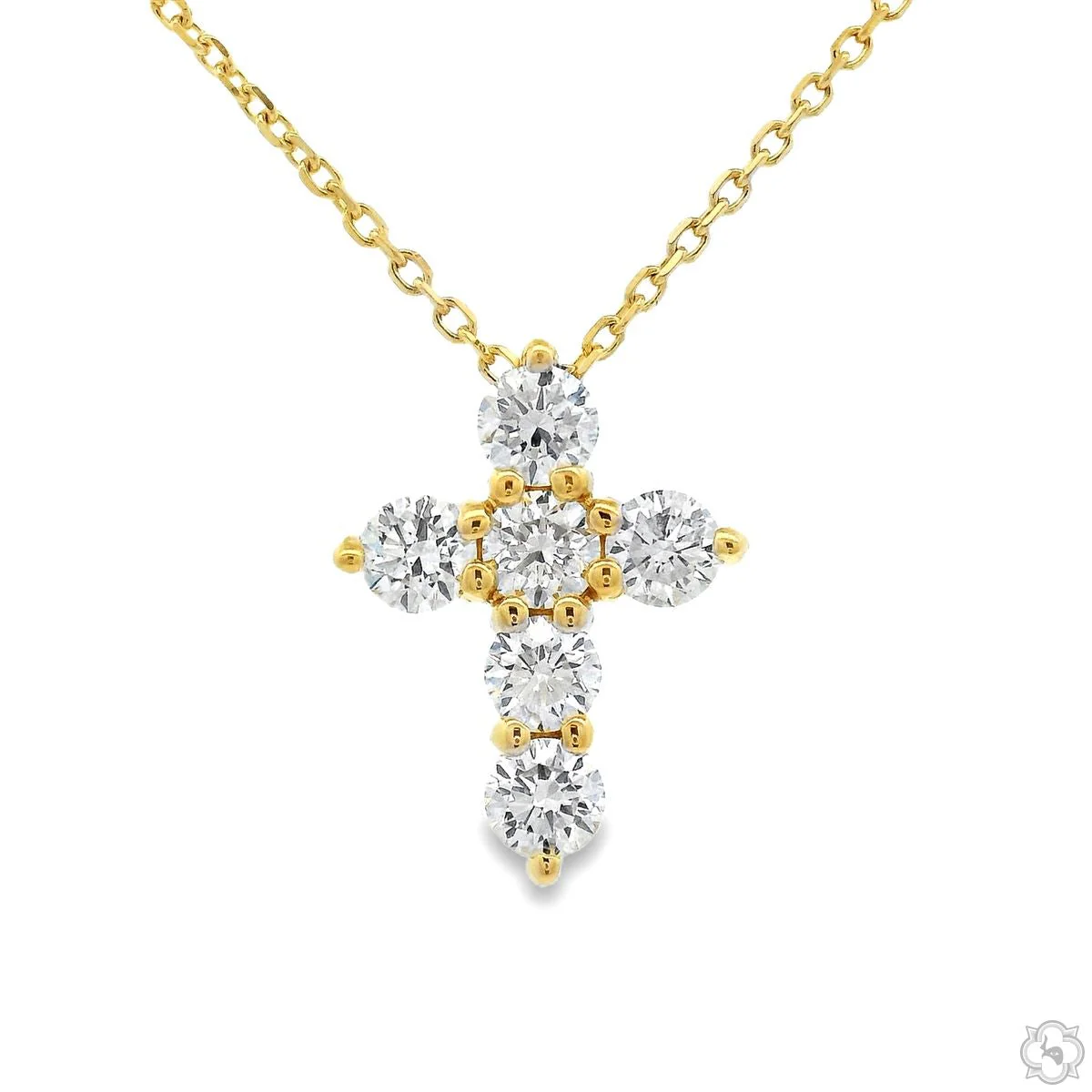 Mini Diamond Cross Necklace 70748