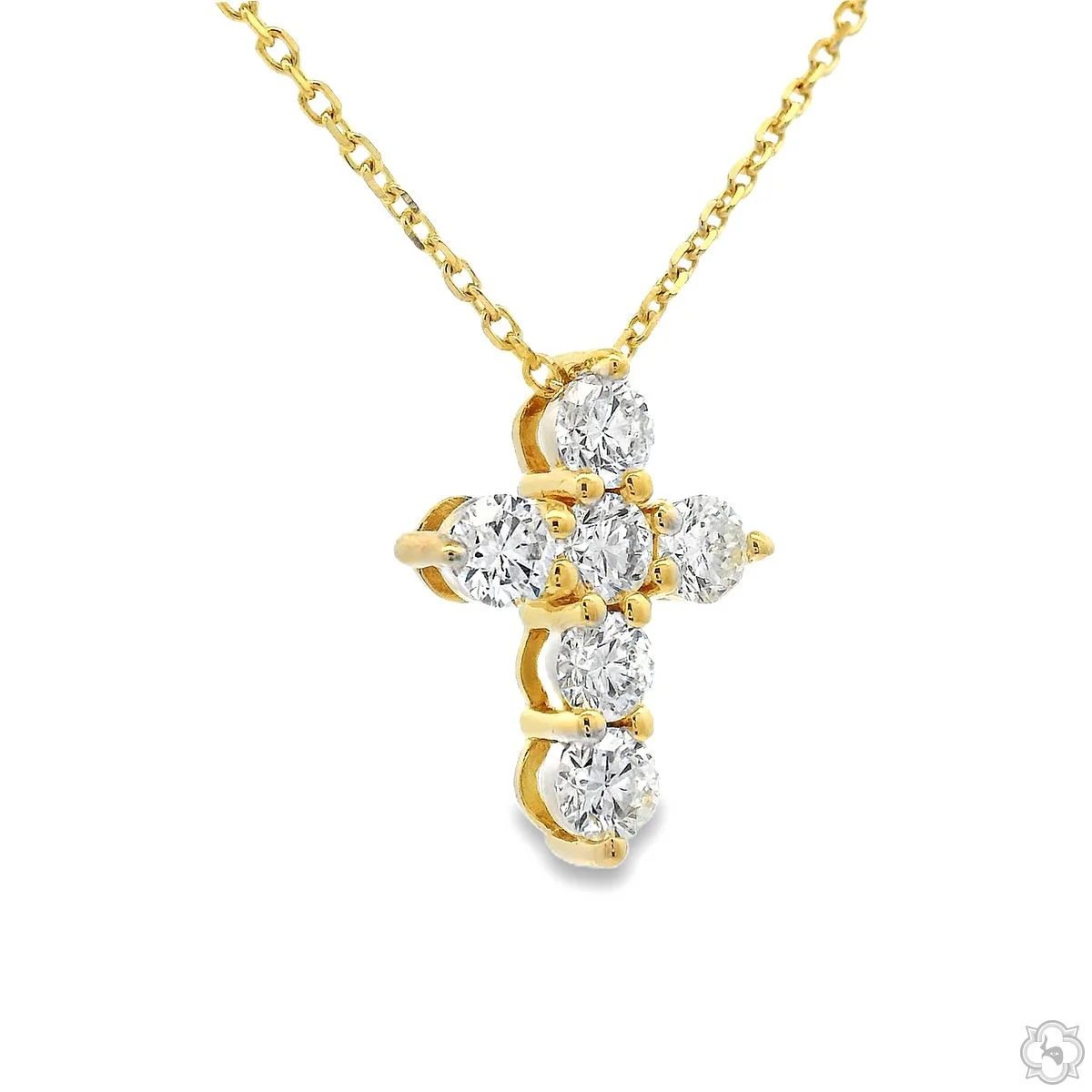Mini Diamond Cross Necklace 70748