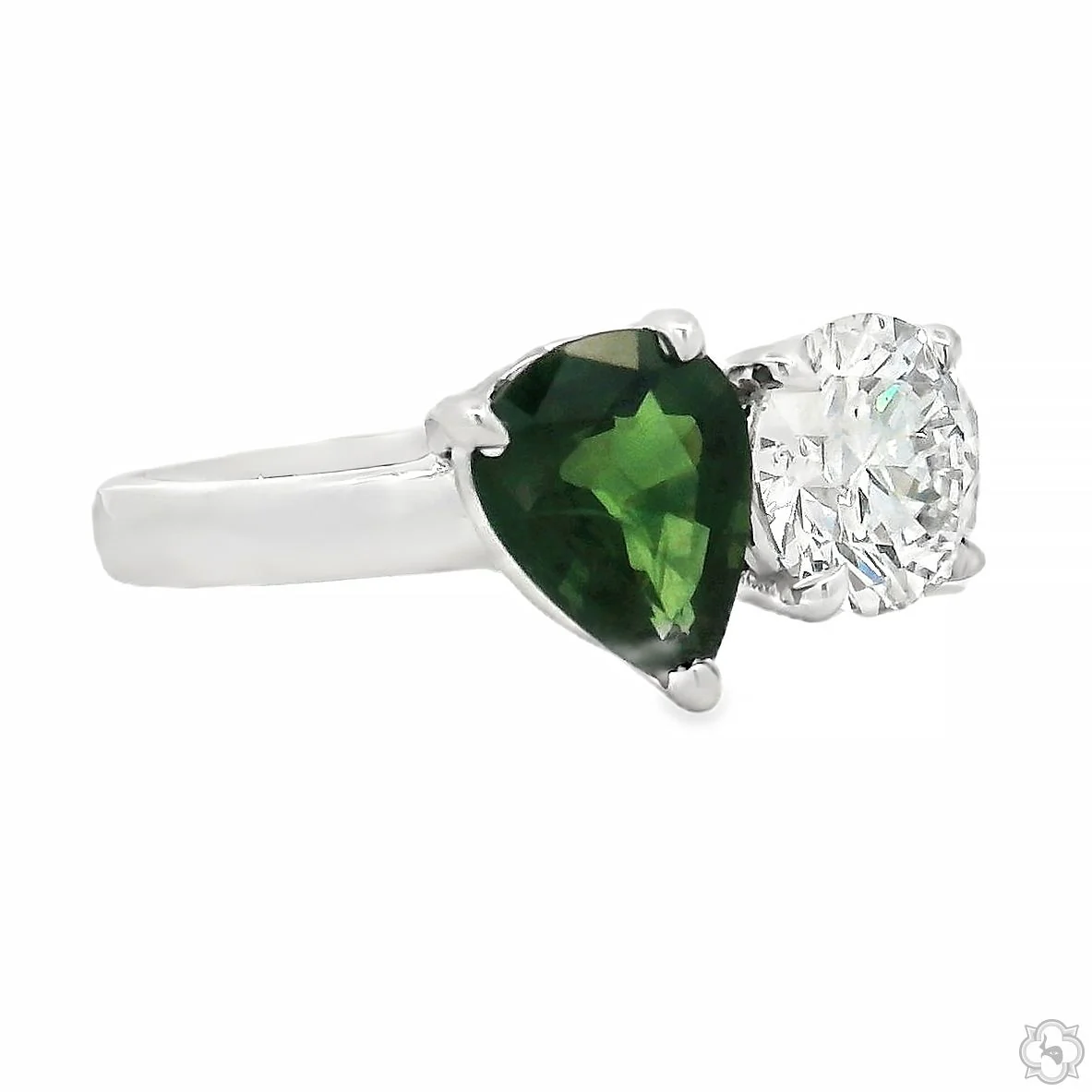 Toi et Moi Sapphire & Diamond Ring 70765