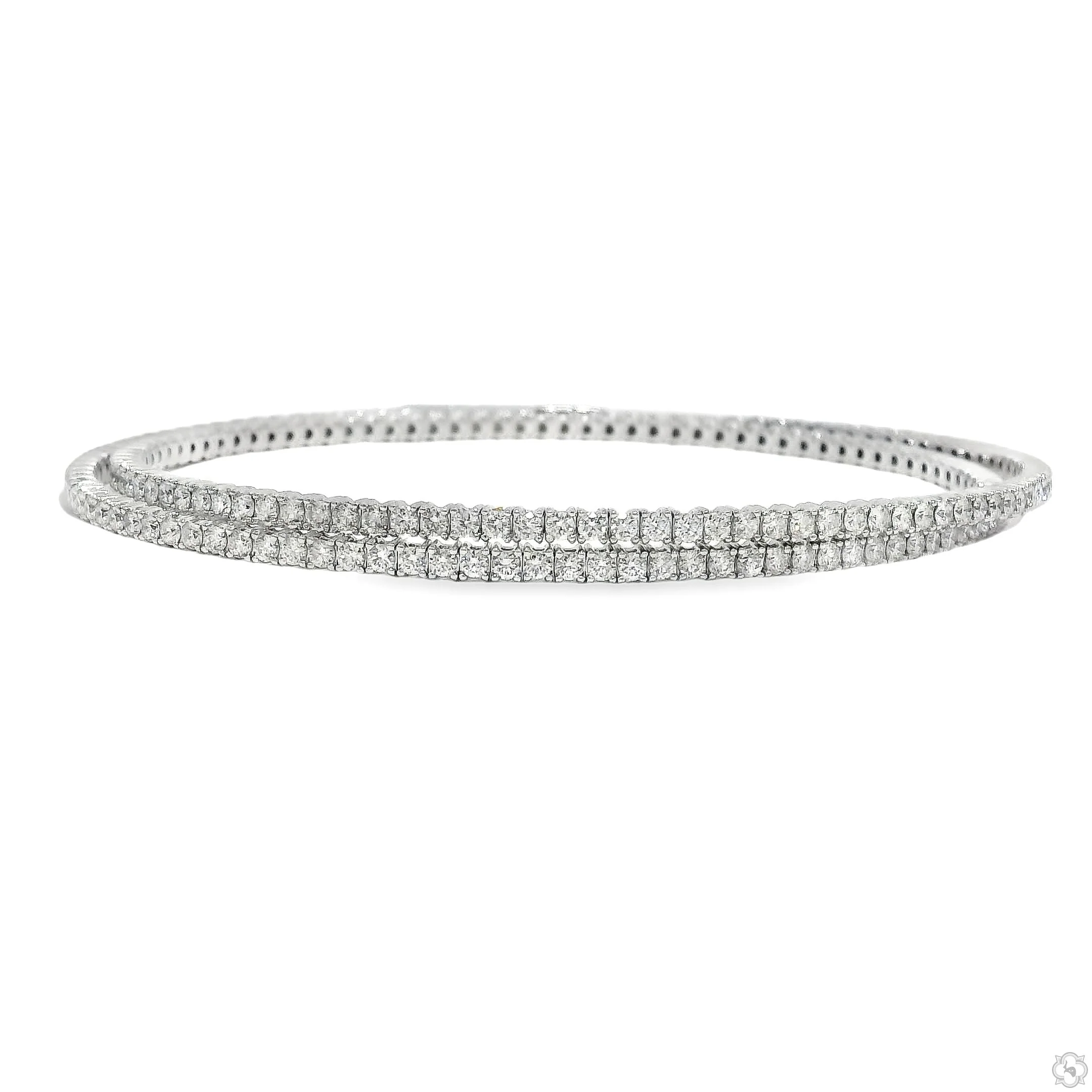 Double Row Infinity Diamond Tennis Bracelet 70712