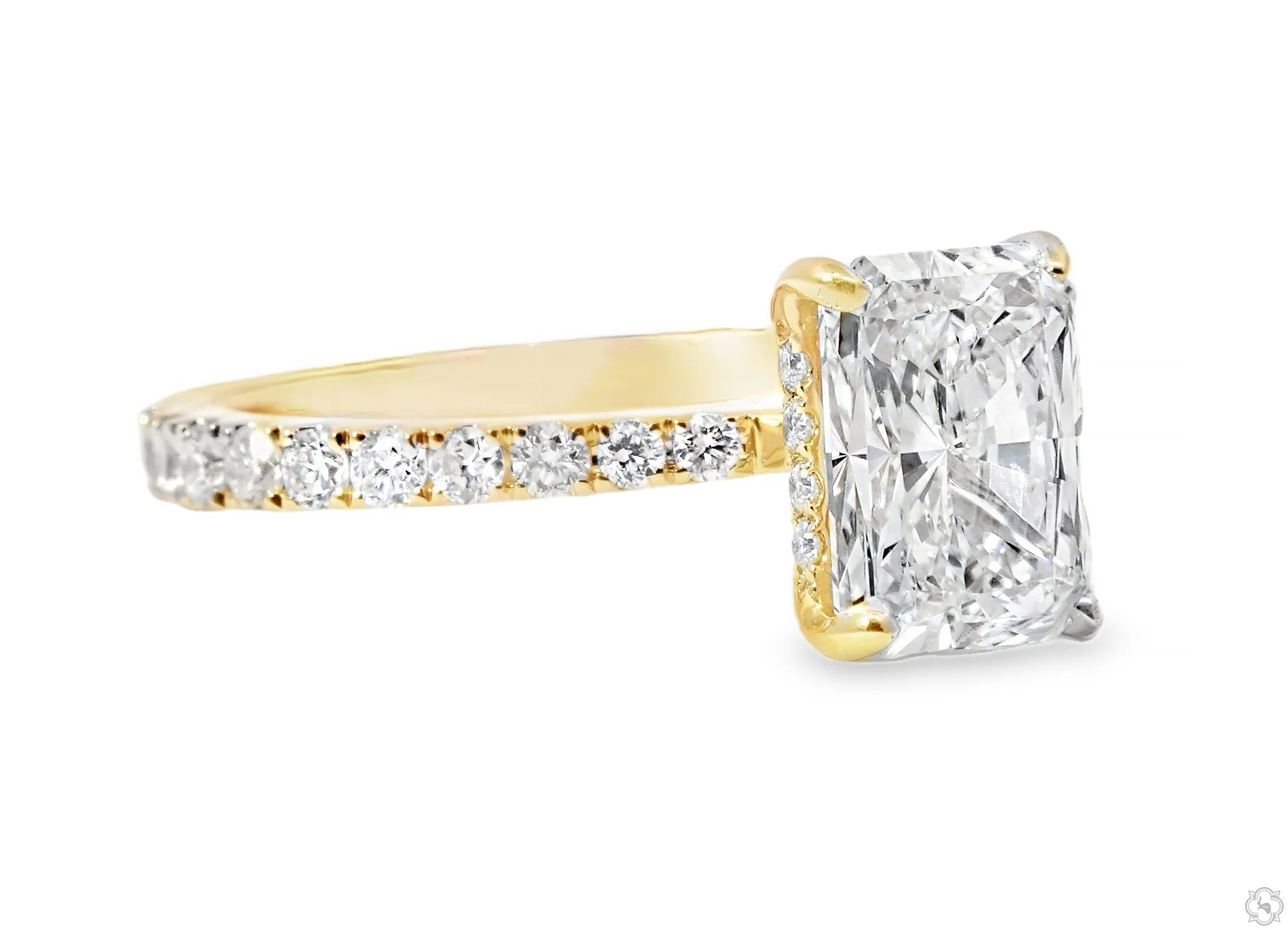 Radiant Spark Engagement Ring 70689