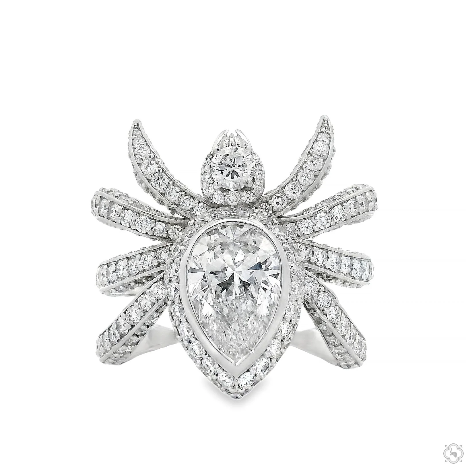 Wrap Around Spider Diamond Ring 70752