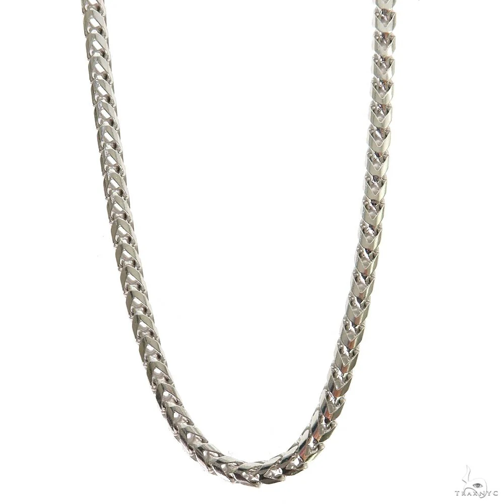 Silver Solid Franco Link Chain 3mm 22 Inches 69803