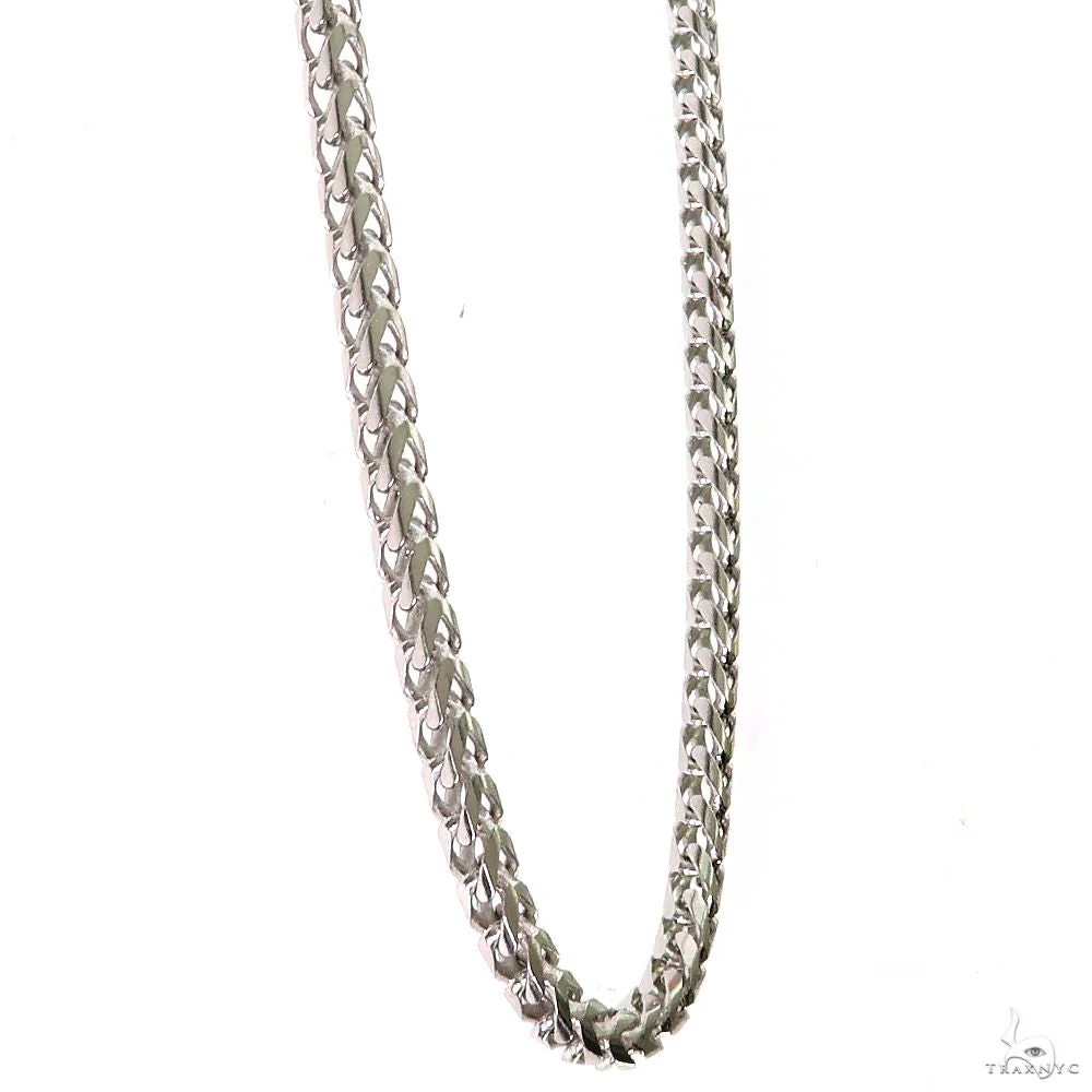 Silver Solid Franco Link Chain 3mm 22 Inches 69803