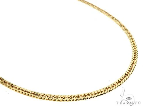 14k Yellow Gold Double Curb Link Chain 24 inches 3.5mm 65197