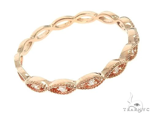 14K Rose Gold Fashion Ring 66102