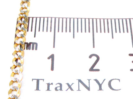 7396-solid-cuban-diamond-cut-bracelet-3mm-8-inches-33150-4.webp Solid Cuban Diamond Cut Bracelet 3mm 8 inches 33150