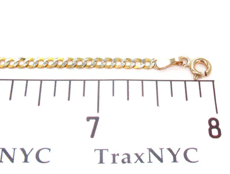 7396-solid-cuban-diamond-cut-bracelet-3mm-8-inches-33150-5.webp Solid Cuban Diamond Cut Bracelet 3mm 8 inches 33150