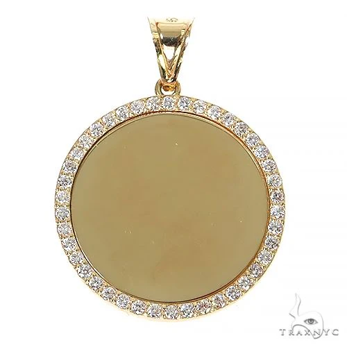 14K Yellow Gold Sweet Memories Collection Diamond Photo Pendant 67368