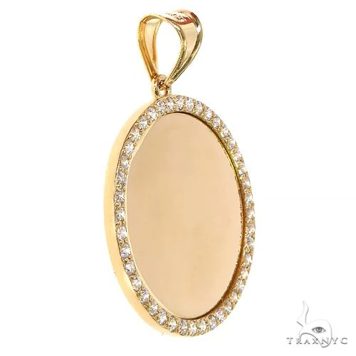 14K Yellow Gold Sweet Memories Collection Diamond Photo Pendant 67368