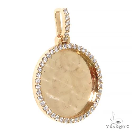 14K Yellow Gold Sweet Memories Collection Diamond Photo Pendant 67369