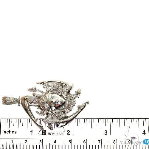 7579-925-silver-sicilian-flag-with-medusa-face-pendant-set-69596-8.webp .925 Silver Sicilian Flag With Medusa Face Pendant Set 69596