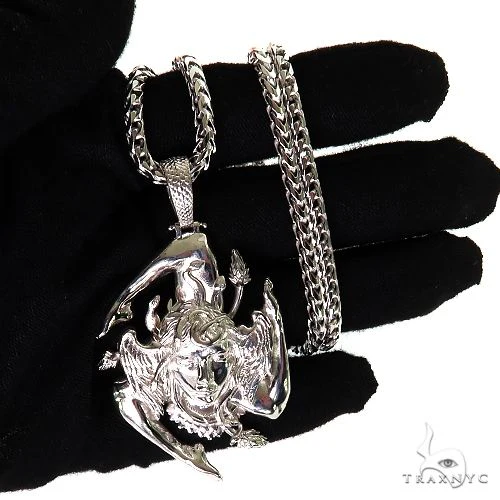 7579-925-silver-sicilian-flag-with-medusa-face-pendant-set-69596-9.webp .925 Silver Sicilian Flag With Medusa Face Pendant Set 69596