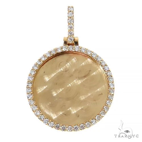 14K Yellow Gold Sweet Memories Collection Diamond Photo Pendant 67369