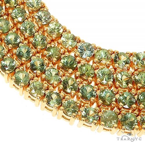 7751-forest-green-7-pointer-sapphire-tennis-chain-67402-4.jpg Forest Green 7 Pointer Sapphire Tennis Chain 67402