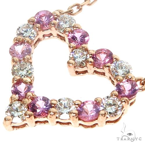 7819-pink-sapphire-diamond-heart-necklace-67483-3.jpg Pink Sapphire Diamond Heart Necklace 67483