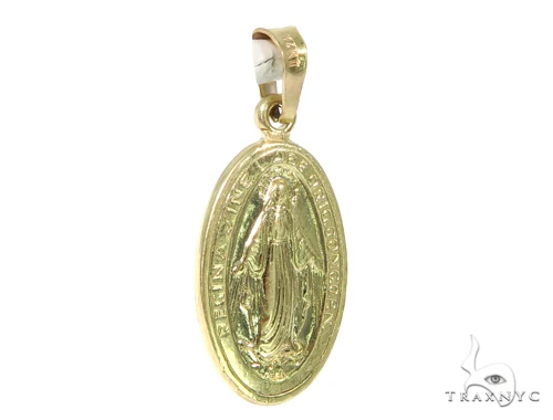 14k Gold Holy Mary Gold Pendant 45102